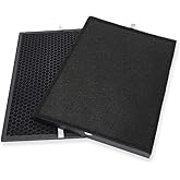 PUREBURG RF200 Replacement Filter Set Compatible with Oransi OV200 Air Purifier,H13 HEPA + Activated Carbon 2-IN-1 Pre-Filters Air Clean Dust VOCs