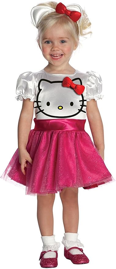 Amazon Co Jp ハローキティチュチュコスチューム女の子のためのワンピース 1 2 年 服 ファッション小物