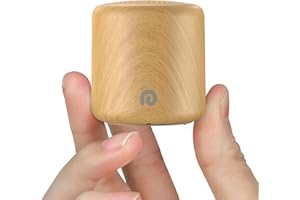 Dreamegg Sound Machine for Baby&Adults - Travel Sound Machine for Sleep, Features Powerful Battery, Egg-Sized, 16 Soothing Sounds, Timer, Sound Machine for Baby Adults Office Privacy Home Gift, Wood