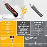 Ikuby 4V Cordless Electric Screwdriver 2000mAh Removable Battery Circuit Sensing view 2