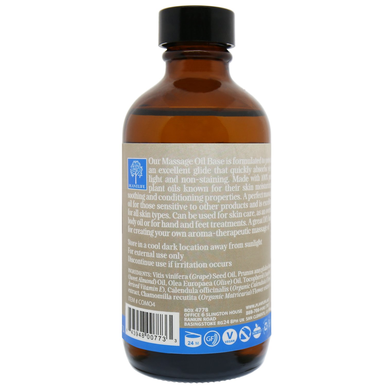  Massage Oil Base Carrier Oil 4 Oz 100 Pure