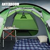Portal 4 Person Dome Tent with Porch 4000mm Waterproof Camping Outdoor view 4