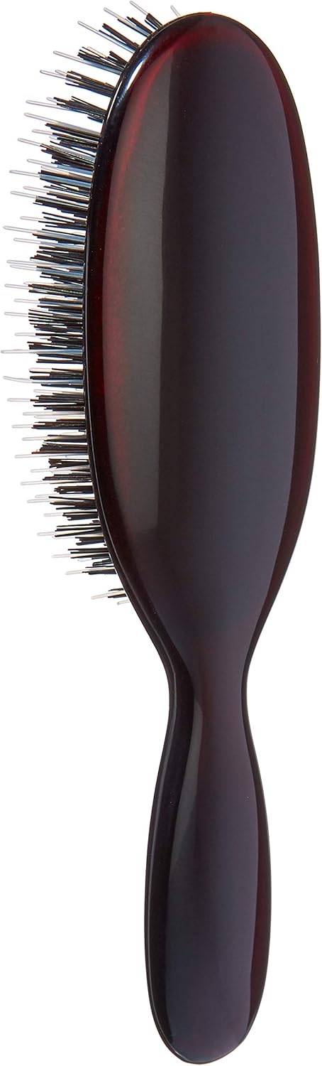 Mason Pearson BN4 Boar Bristle Nylon Tufts Hairbrush, Pink - Image 4