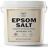 Pure Epsom Salt 2kg – All-Natural for Relaxation, Muscle Relief, and DIY Bath Soaks BY AMRIEL CO.