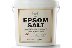 Pure Epsom Salt 2kg – All-Natural for Relaxation, Muscle Relief, and DIY Bath Soaks BY AMRIEL CO.
