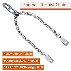 P1TOOLS 34Inch Engine Lift Chain with 1,000 lbs Max