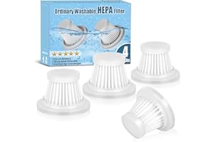 Meudeen 4-Pack Vacuum Cleaner Original Filter - 1-year Lifetime - HEPA Filter Replacement for Air-01- VC08 - Air-118 Pro
