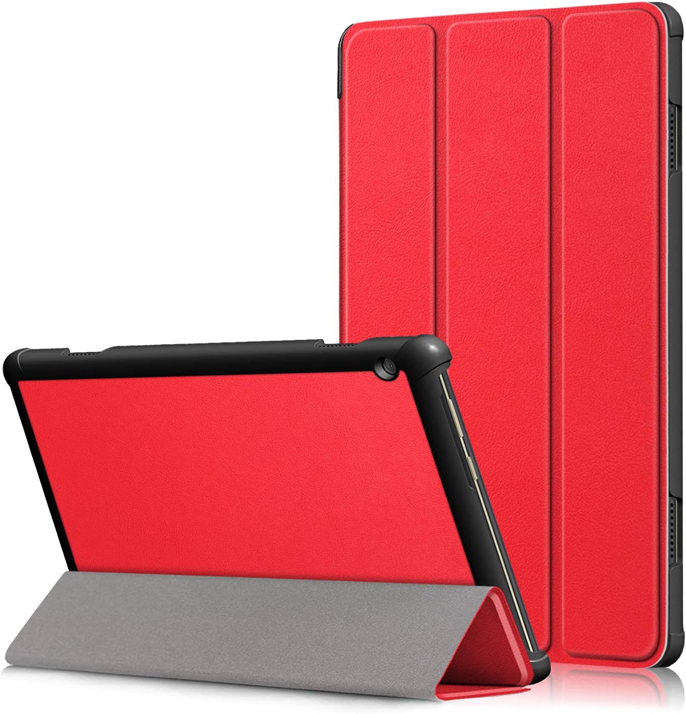 Fmway Lenovo Tab M10 Case, Ultra Slim Smart Leather Cover with Stand Function for Lenovo Tab M10 TB-X605F