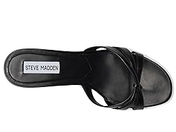 Steve Madden Women's Cary Heeled Sandal, Black