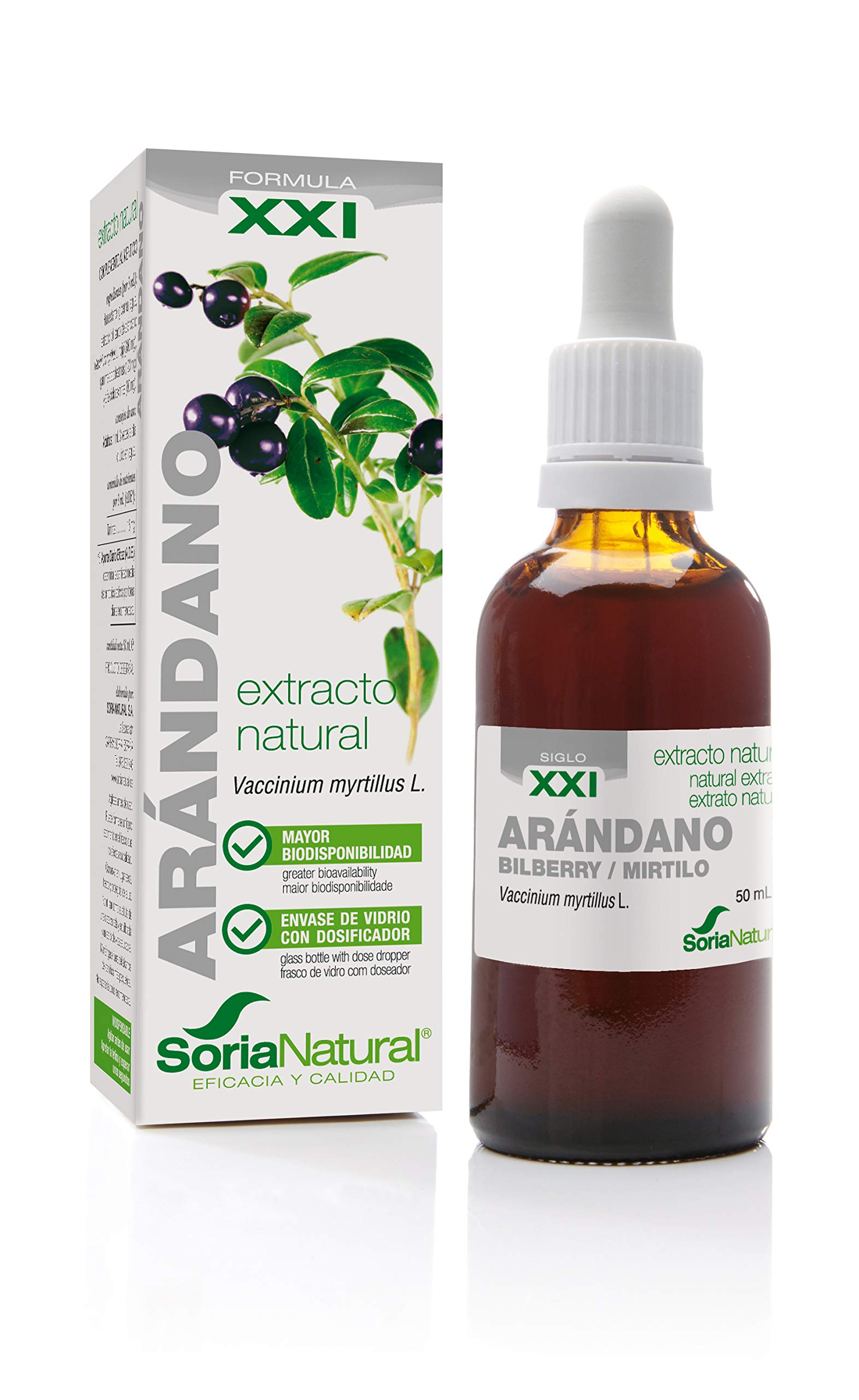 Soria Natural XXI Blueberry Extract - 50 ml