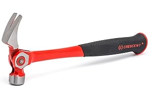 Crescent 18 oz. Steel Indexing Claw Hammer with Cushion Grip Handle - CINDEX18, Black