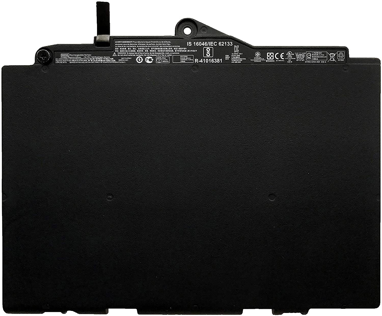 SN03XL Laptop Battery Replacement for HP EliteBook 820 G3 725 G3 Series SN03044XL HSTNN-DB6V 800232-241 800514-001(11.4V 44Wh)