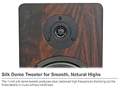 Rockville Pair RockShelf 58D V2 360W Dark Wood