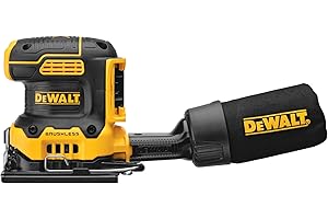 DEWALT 20V MAX* XR Palm Sander, Sheet, Variable Speed, 1/4-Inch, Tool Only (DCW200B)