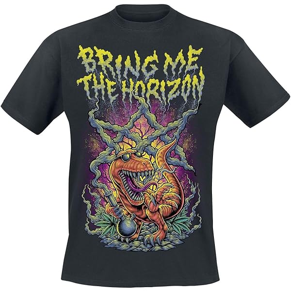 Amazon.com: Bring Me The Horizon T Shirt Green Nex Gen Logo