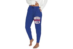 Zubaz Women's NFL Team Womens Marled Super Soft, Lightweight Jogger Pant