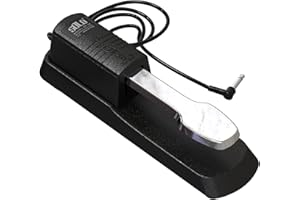 AUPHY Sustain pedal for keyboard Piano Pedal (Black)
