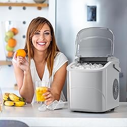 AGLUCKY Ice Makers Countertop with