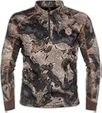 ScentLok Savanna Aero Attack V2 1/4 Zip Lightweight Camo Hunting Shirt for Men