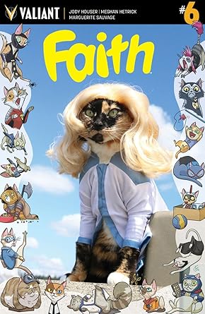 Amazon Com Faith 2016 6 Vf Nm Cat Cosplay Cover C Valiant Entertainment Collectibles amazon com