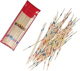 HENBRANDT 41pcs Mikado Sticks Traditional Family Game Wooden Toy Set view 4