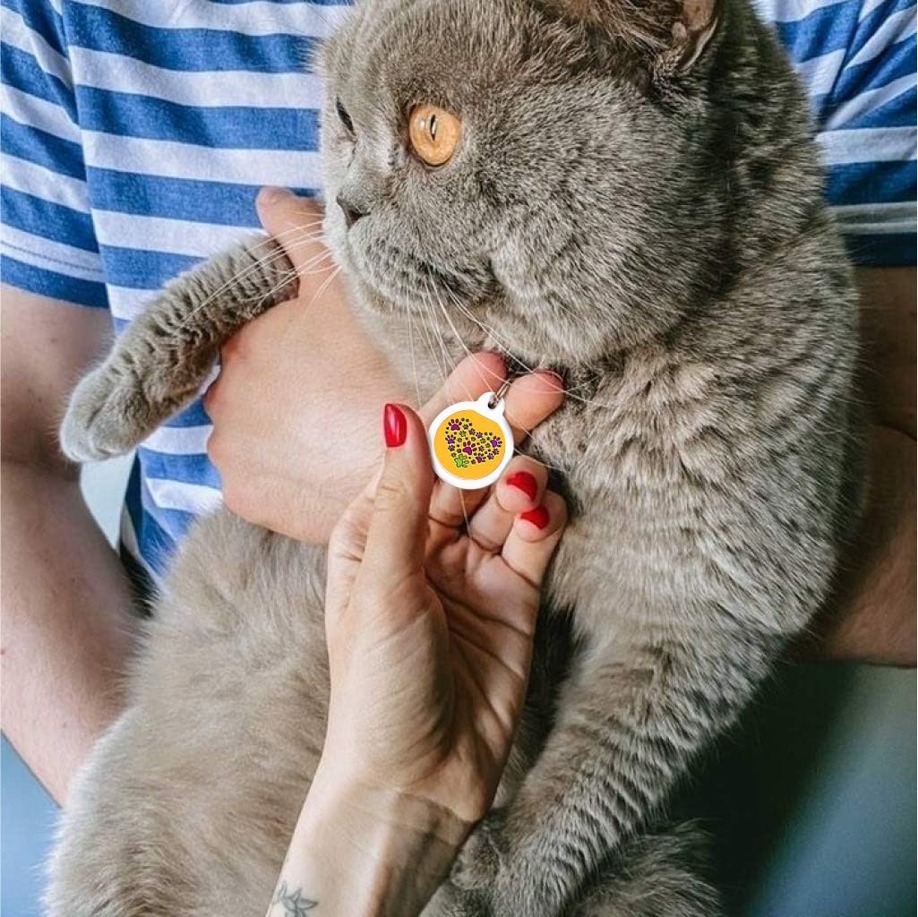ROVERTAGS Tags for Dogs - Small Dog Tag & Cat Tag - Pet Id Tag - Scannable QR Code Pet Tags for Location - Cat Id Tag & Dog Id Tag with Online Profile - Funny Dog Tags - Tags for Your Pets : Pet Supplies