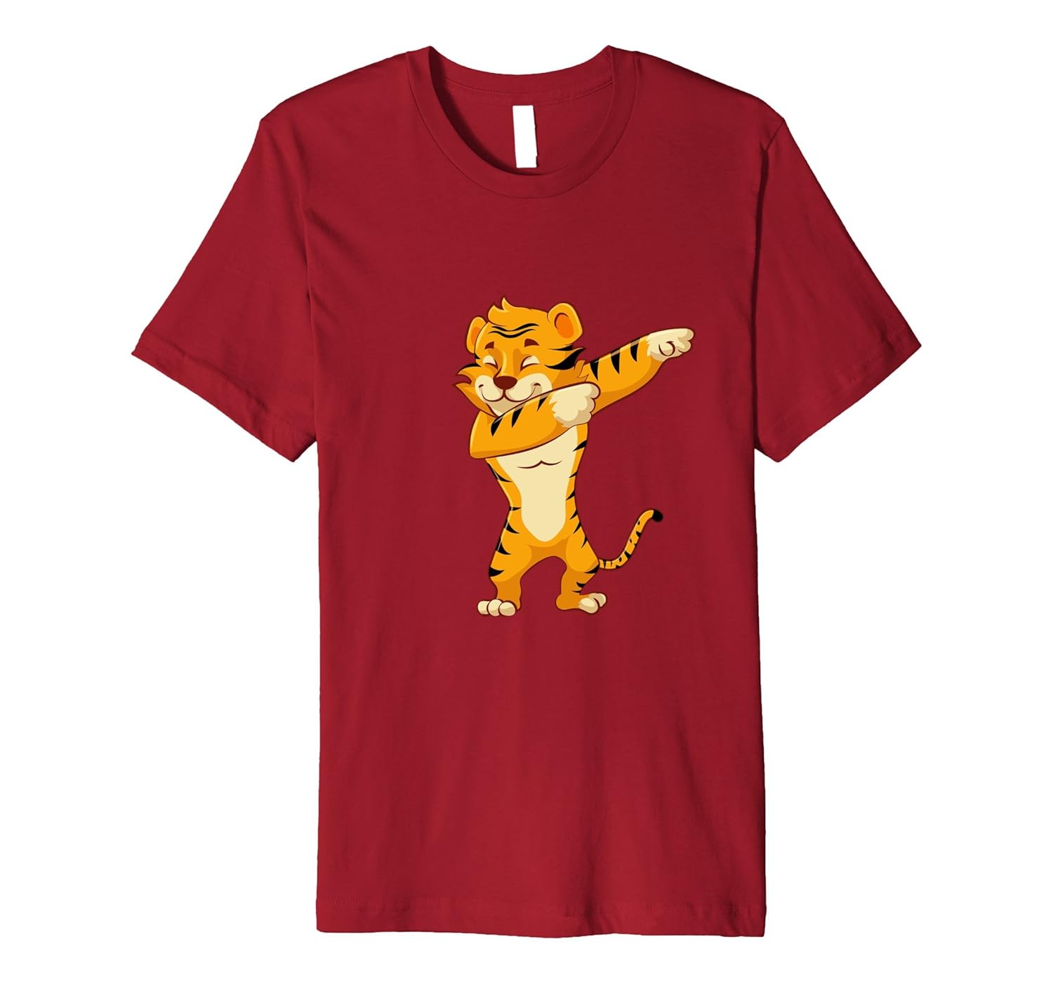 Tiger Print Shirt Funny Dabbing Tiger T Shirt Christmas Gift-ANZ