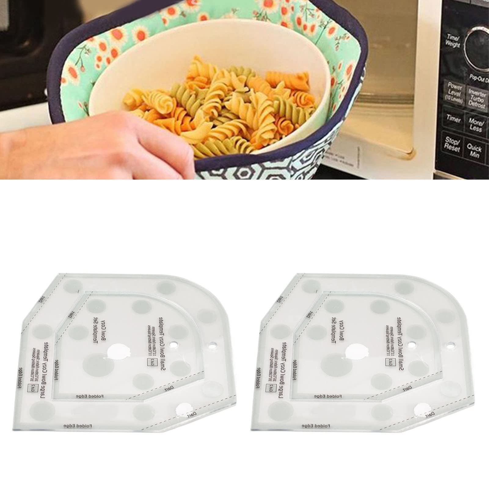 HEEPDD Bowl Cozy Stencil, Home Acrylic Bowl Quilted Stencil