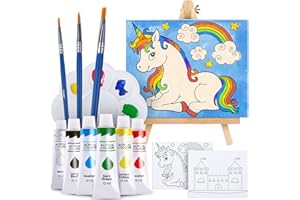 J MARK Kids Painting Set - All Inclusive Acrylic Paint Set for Kids - Safe Painting Supplies