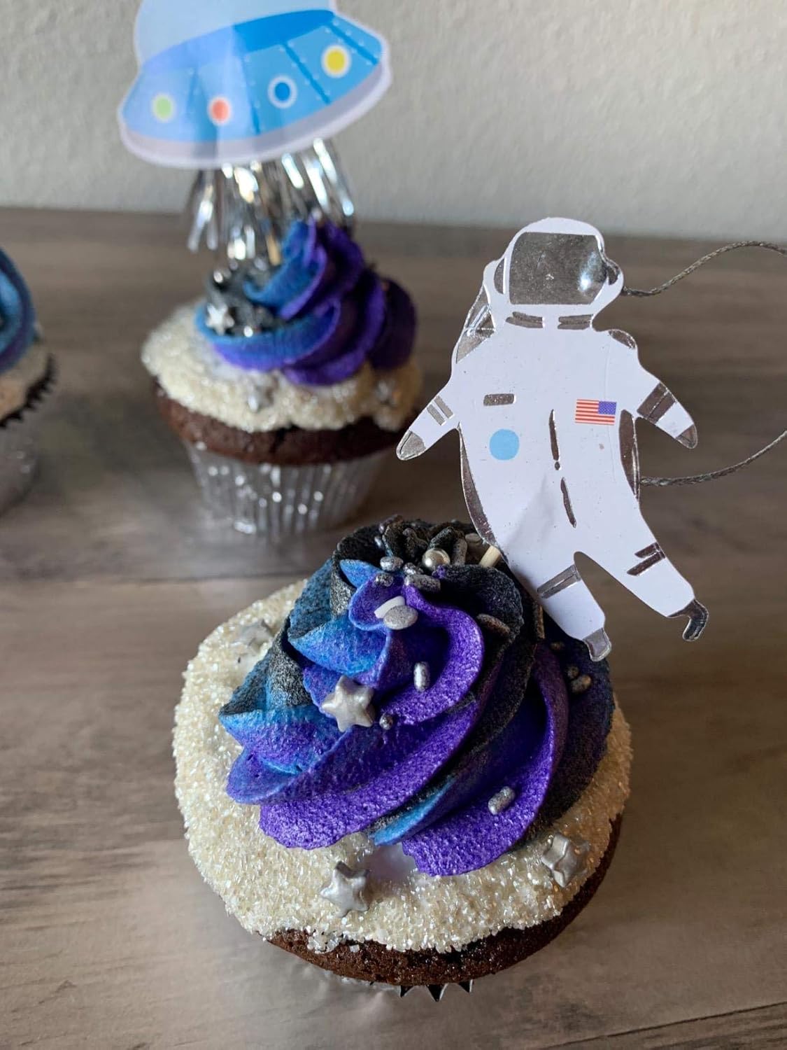 Sunsk Decorazioni Torta Astronauta Decorazioni Per Torte Di Compleann Festa Spaceman Cake Topper Decorazioni Per Bambini Compleanno Shower Party 3 Pezzi Decorazioni Decorazioni Per Torte Landknirpse De