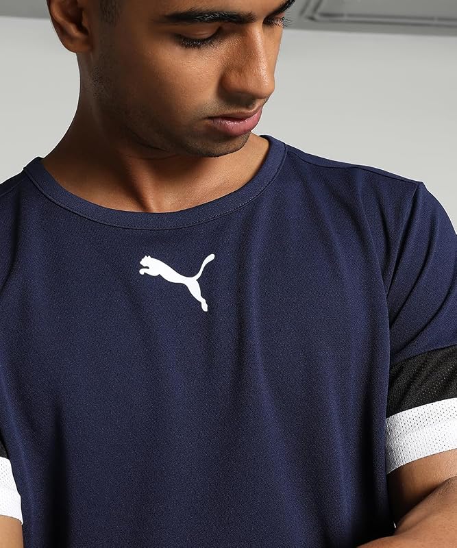 Herren Shirt, Peacoat-Puma Black-Puma White, S