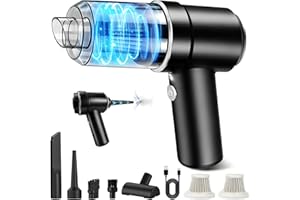 Beetast Handheld Car Vacuum Cleaner, 12000Pa Portable Handheld Vacuum Blow & Suction,120W High Power Hand Held Vacuum with LE