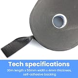 Blue Dolphin Acoustic Resilient Tape 4mm Thick 30m Stud Joist Isolation 50mm view 4