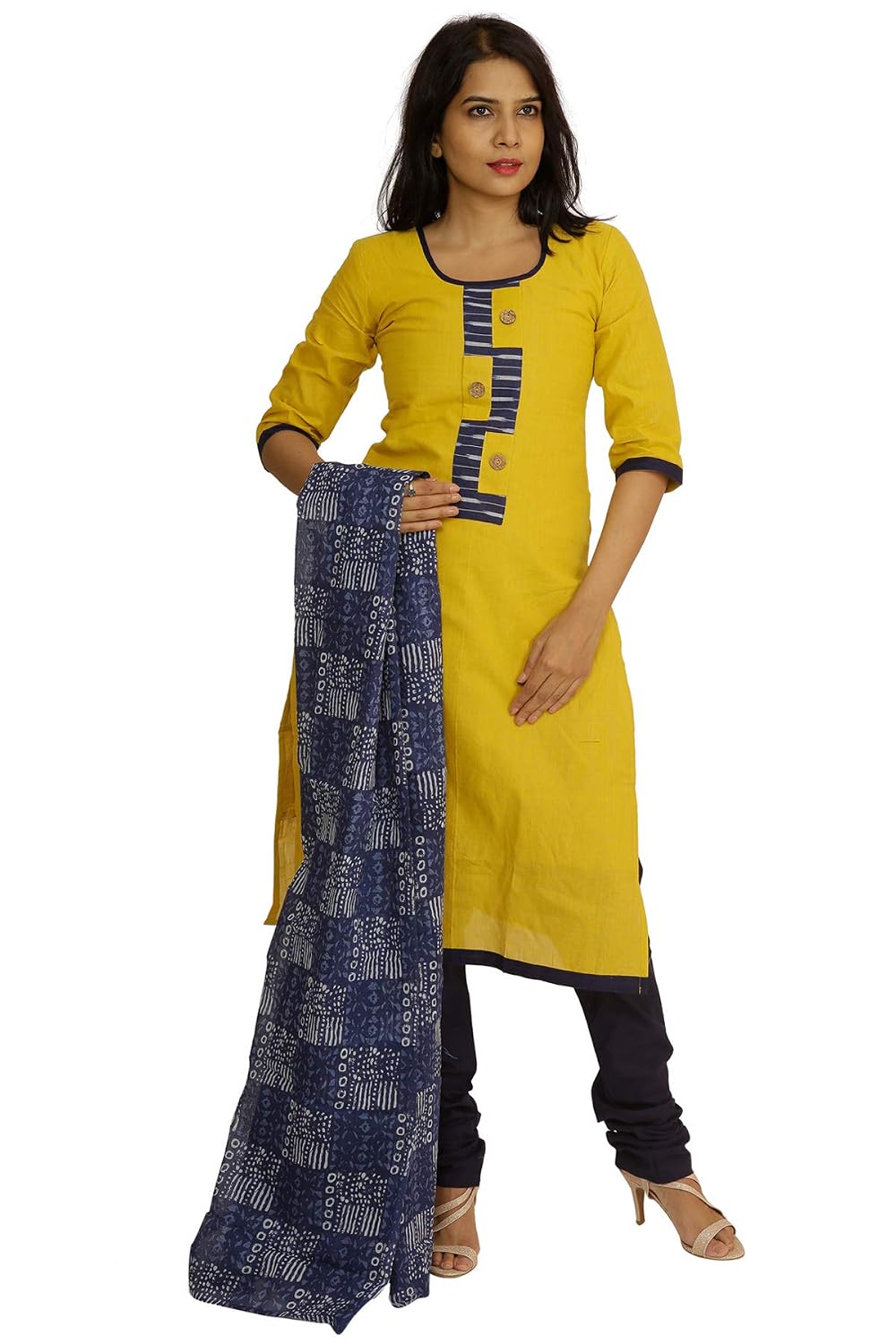 jewelry with denim dress Sweetest Stitch L SAVE25_12MAY Purple Strapless Tiered Ruffle Color:Dark Pacific Blue It’s got just enough