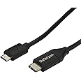 StarTech.com USB C to Micro USB Cable 2m 6ft - USB-C to Micro USB Charge Cable - USB 2.0 Type C to Micro B - Thunderbolt 3 Compatible (USB2CUB2M)