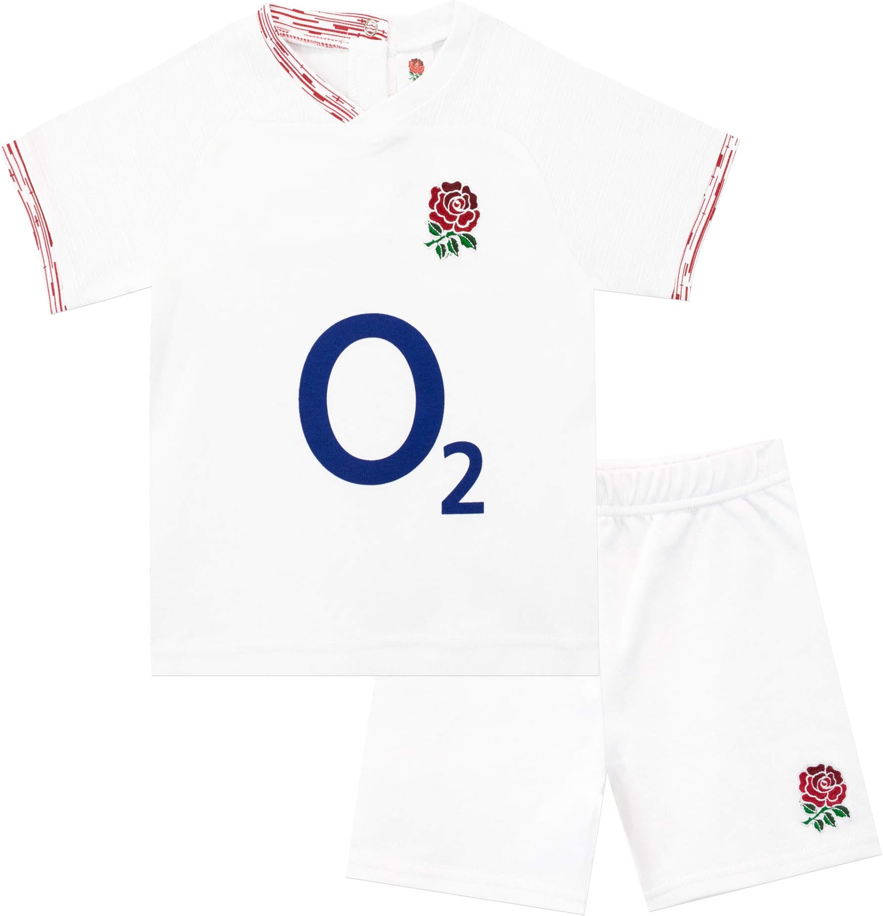 England Rugby Baby Boys RFU Pyjamas White Age 12 to 18 Months