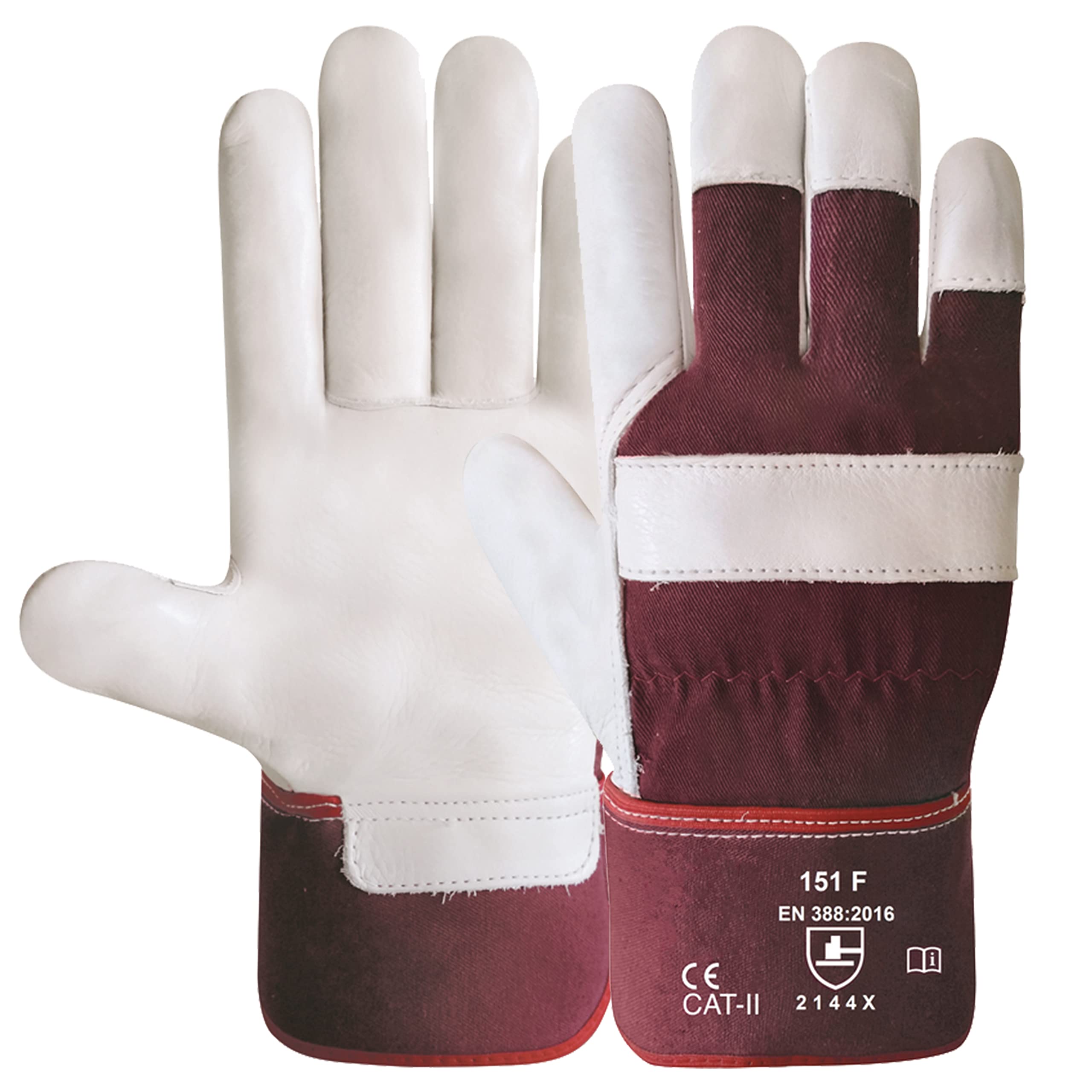 DOJA Barcelona Work Gloves | 3 Pairs of Winter Gloves | Size 9 | Length 25 cm | Leather Glove | for Heated Gloves, Work Gloves, Winter Gloves, Men's Winter Gloves, Motorcycle Gloves, etc.