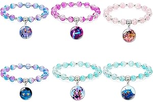 ZPSYH 6Pcs Demon Movie Hunter Girl Group Bead Bracelet Features an adjustable cord to fit various wrist sizes The gift for fans