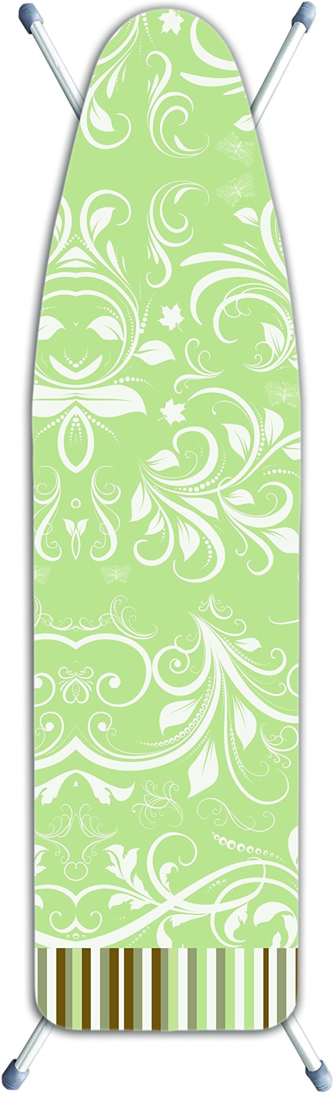 Laundry Solutions by Westex Deluxe Extra Thick Floral Ironing Board Cover, Green