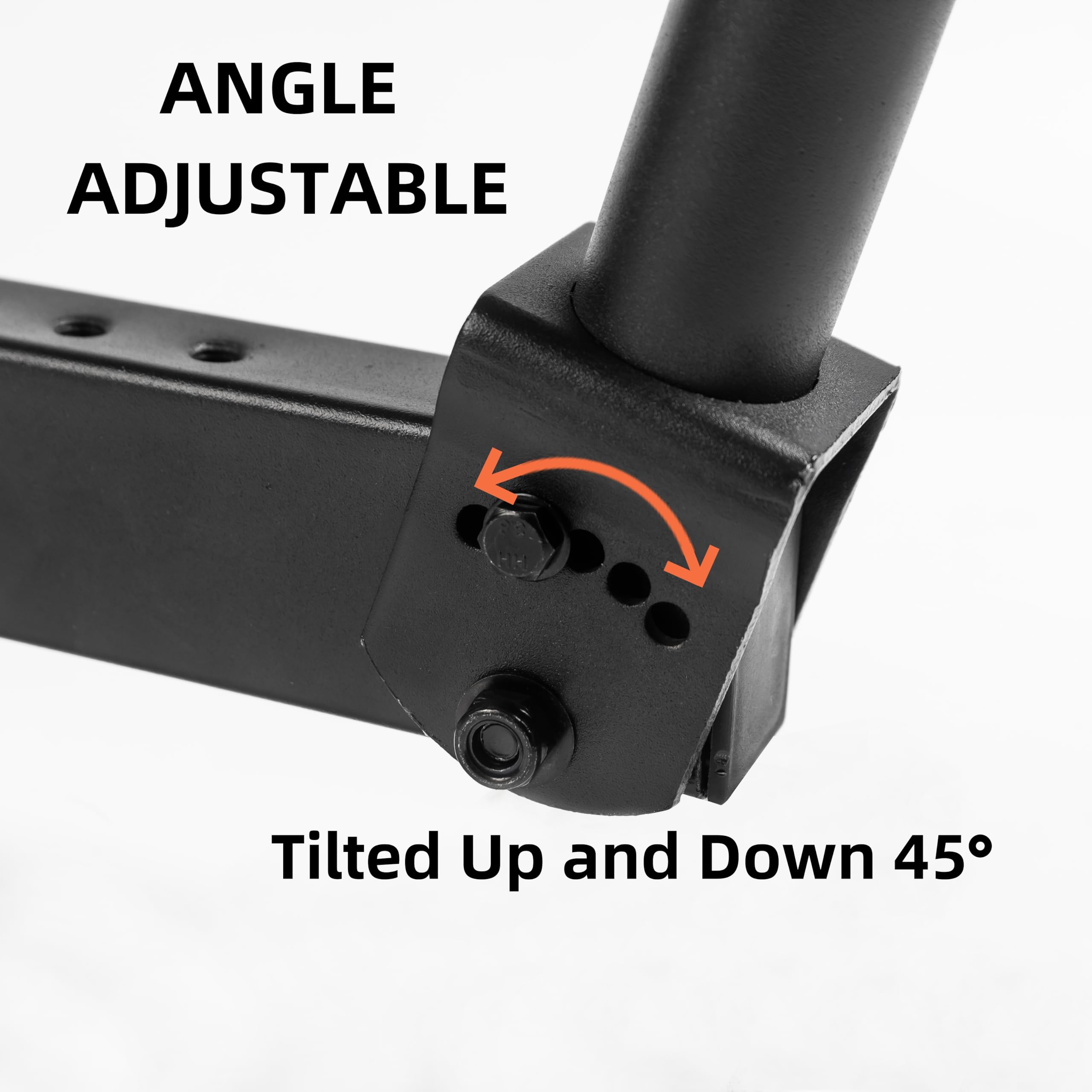 Heavy Duty Adjustable Speaker Mount Brackets - PA Speaker Wall Mount Brackets, Speaker Mounts Holder, Speaker Stand Hold up to 100lbs(2 Packs Black)