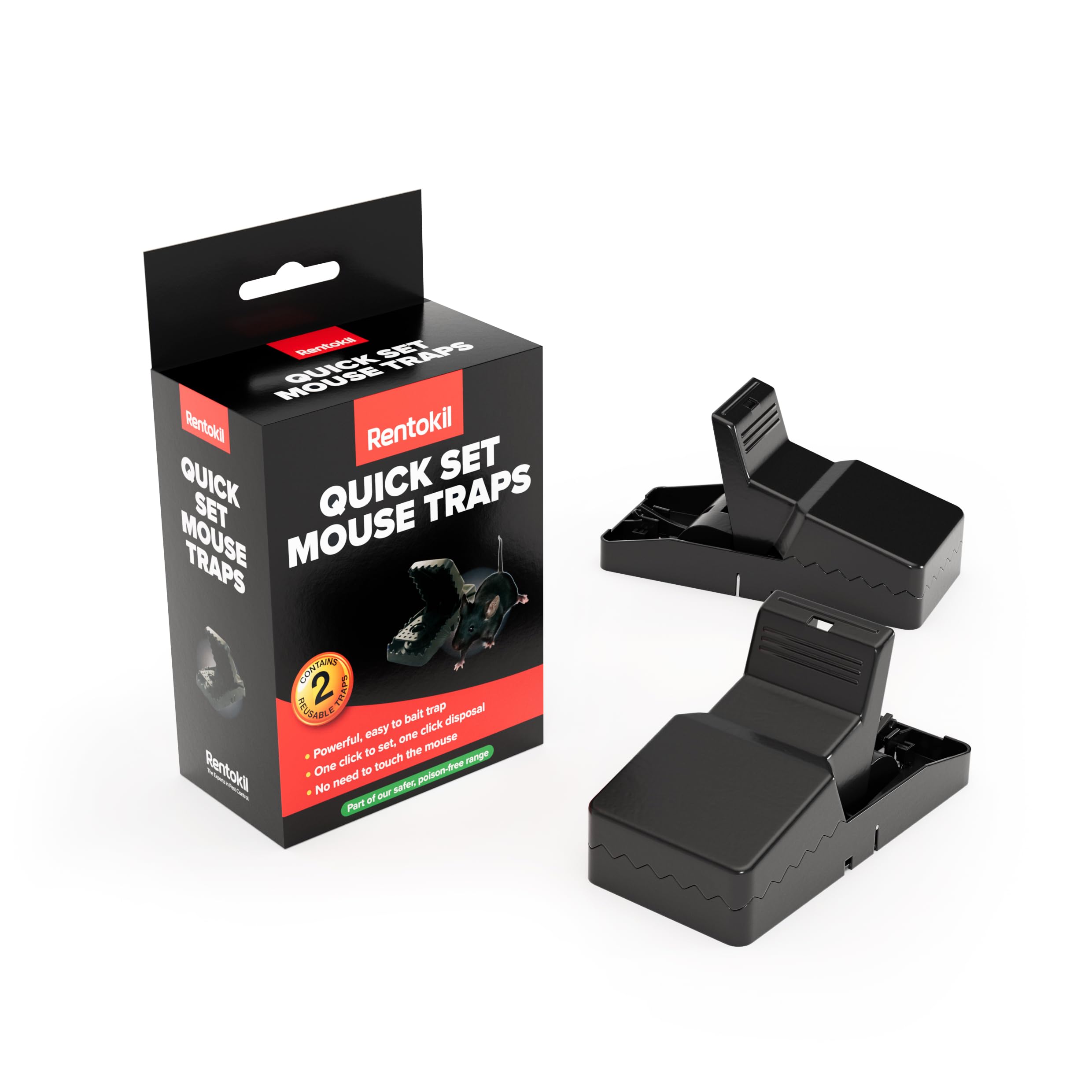 Rentokil FQ26 quick set mouse trap (set of 2)