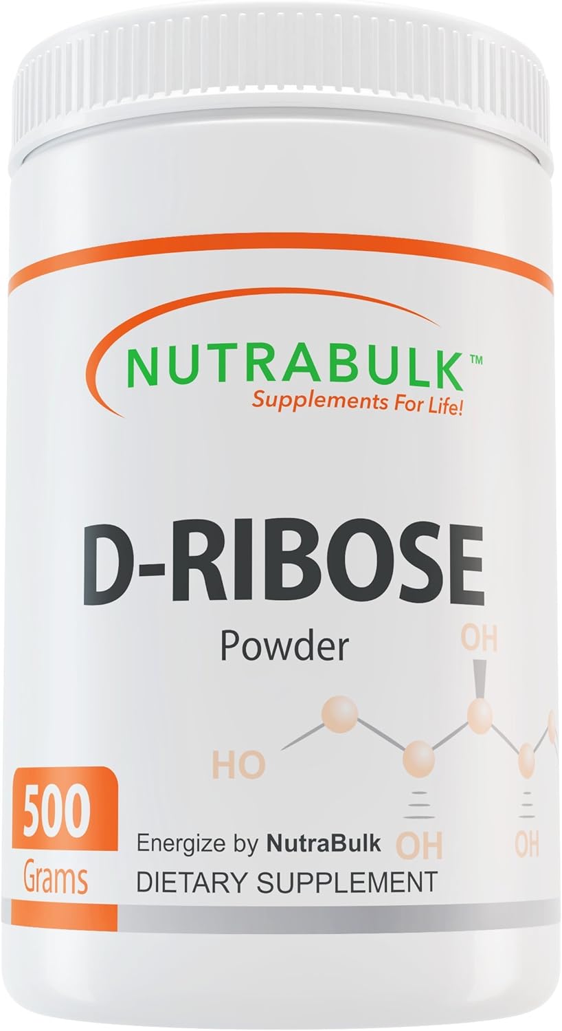 d ribose benefits on Amazon Com Nutrabulk D Ribose Powder Muscle Builder Energy Endurance Supplement 500 Grams Health Personal Care