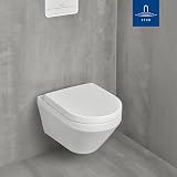 Villeroy & Boch Architectura Toilet Seat D-Shape White Soft-Closing Duroplast view 5