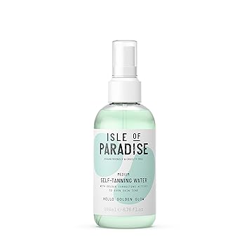 Amazon Com Isle Of Paradise Fake Tan Water Medium 200 Ml Hydrating Self Tanning Water Natural Ingredients Vegan Beauty