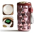 Ubitree Coffee Thermos, Portable LED Temperature Display Coffee Mug, 410ml Large Capacity Coffee Cup, Portable High-End 316 Stainless Steel Keep Warm and Cold Intelligent Cup for Travel