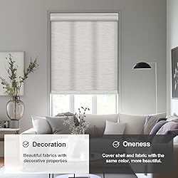 Boolegon Light Filtering Roller Shades for