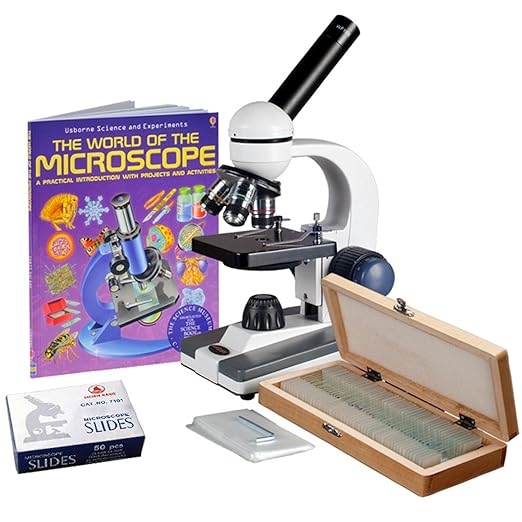 AmScope M150C50WM50P100S Compound Monocular Microscope