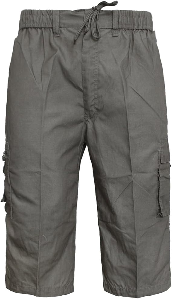 mens elasticated waist shorts uk