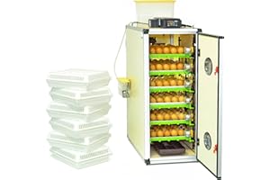 CT180SH Egg Incubator with Automatic Egg Turning & Perfect Humidity Controls, Set & Forget Design, Cabinet Incubators for Hatching Eggs, Incubate and Hatch 180 Chicken Eggs | Hatching Time
