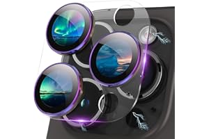 Actgan Design for iPhone 15 Pro/iPhone 15 Pro Max Camera Lens Protector, [Full Coverage] [HD Night Shooting] 9H Tempered Glass Clear Acrylic Screen Camera Cover for iPhone 15 Pro Max Multi-Color